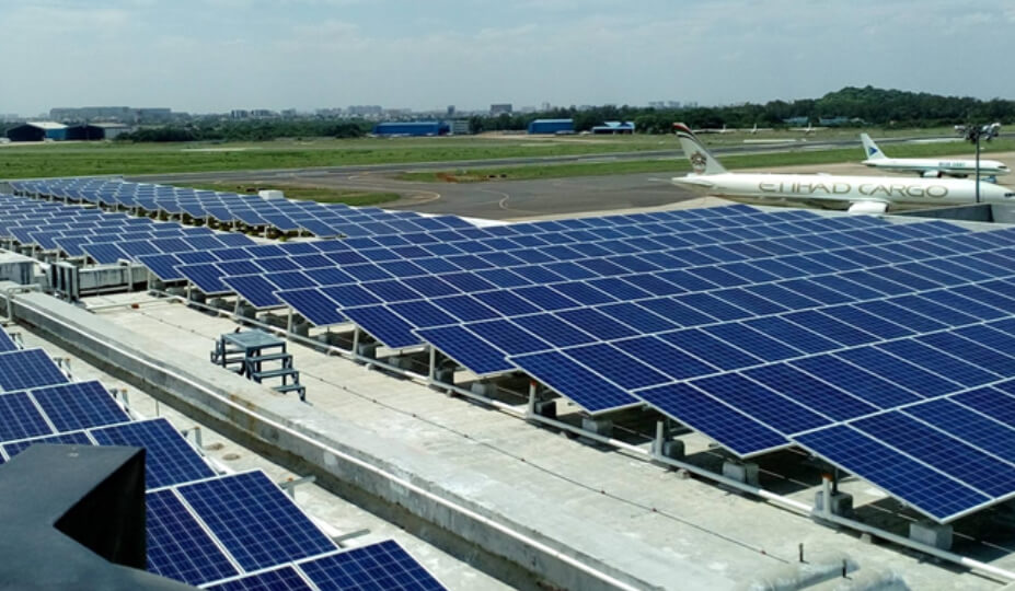 1.6 MW Rooftop System for Airports Authority of India